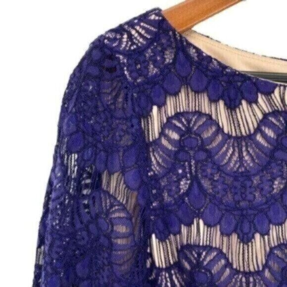 Jessica Howard Women's Lace Illusion Sheath Dress - Picture 5 of 15